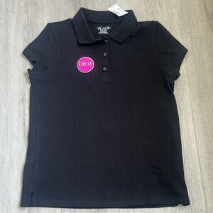 Place Kids Black Polo Shirt